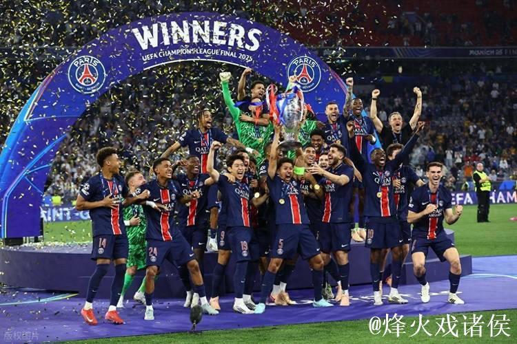 创纪录，巴黎成欧冠唯一后卫、中场、前锋都有球